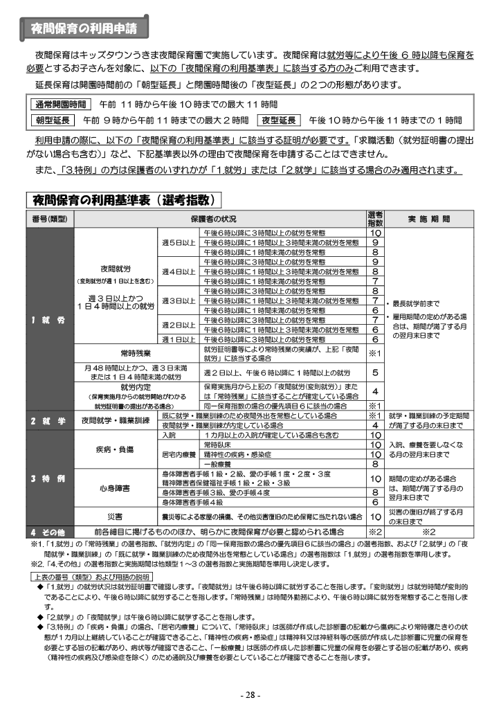保育利用案内 ページ28