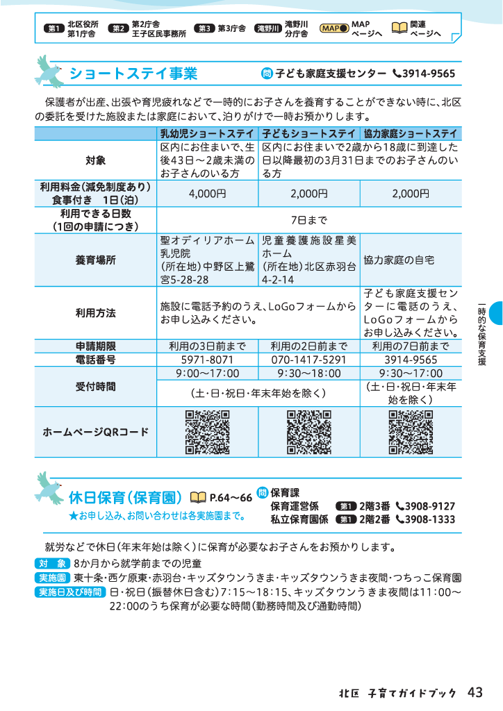 北区子育てガイドブック ページ44