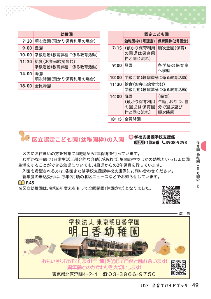 北区子育てガイドブック ページ50