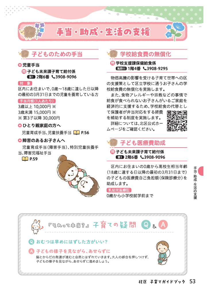 北区子育てガイドブック ページ54