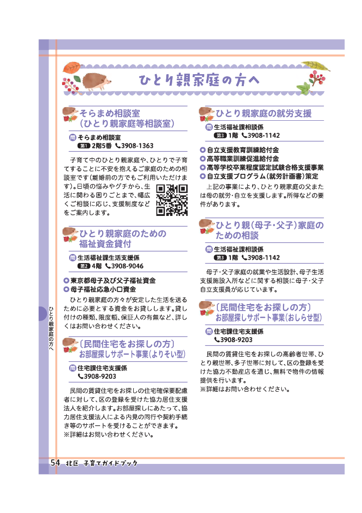 北区子育てガイドブック ページ55