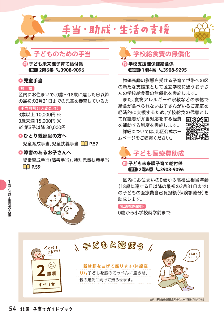 北区子育てガイドブック ページ55