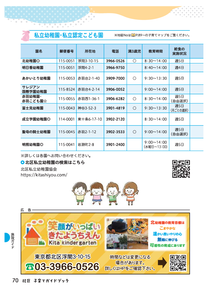 北区子育てガイドブック ページ71