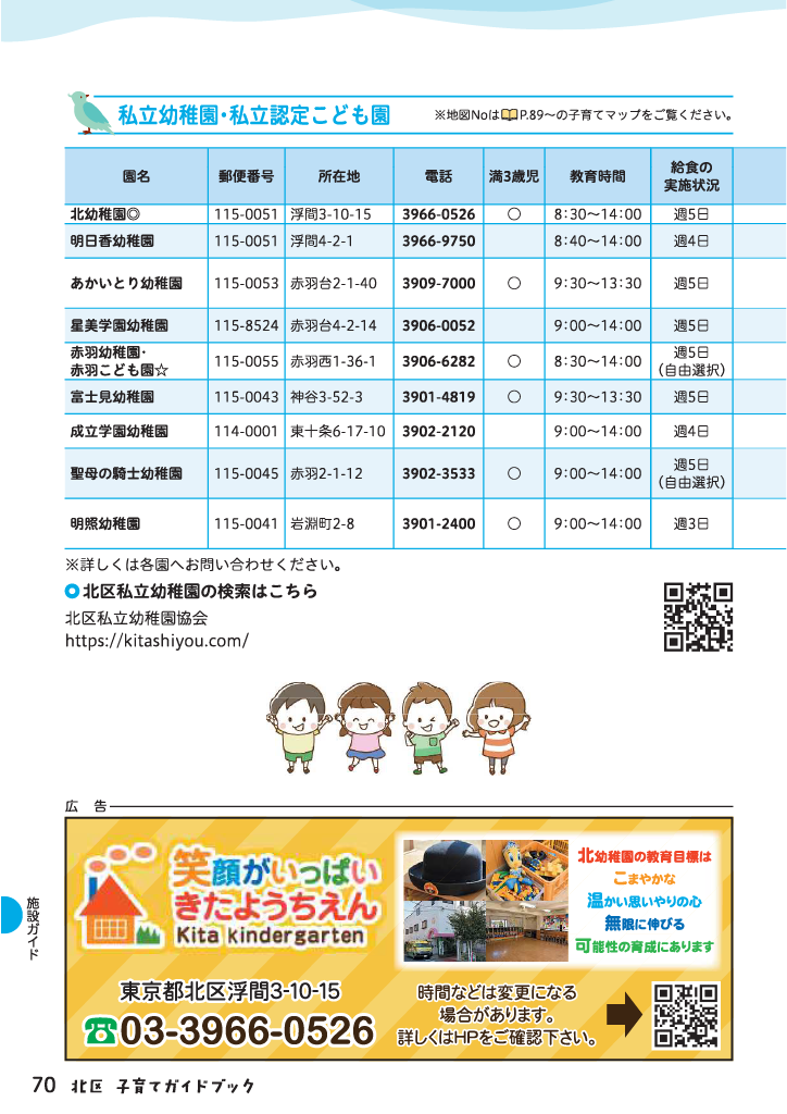 北区子育てガイドブック ページ71